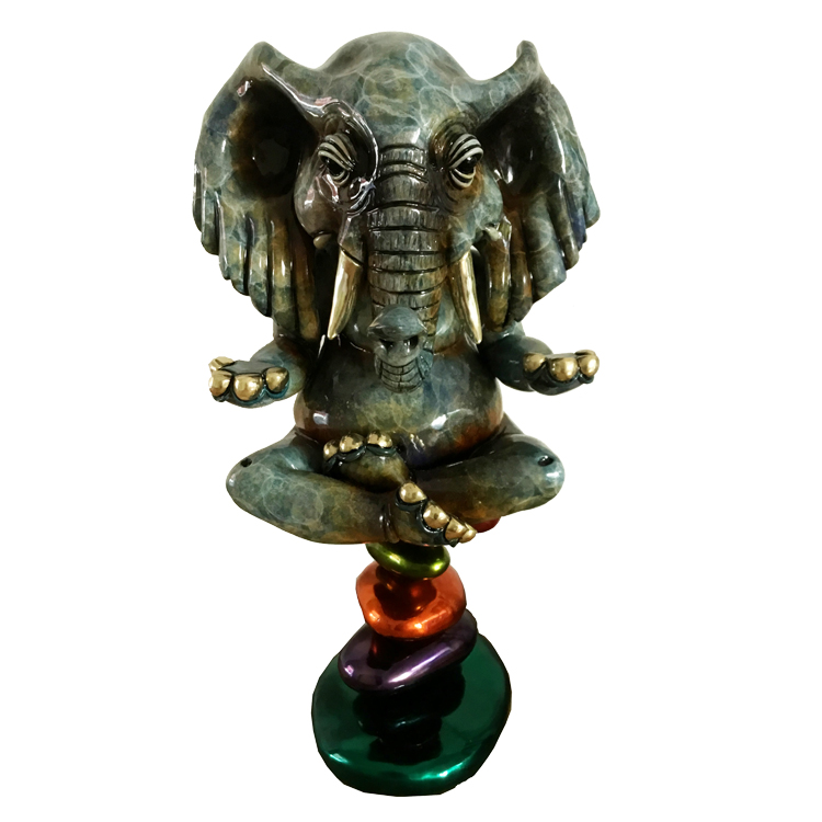 Carlos and Albert Zen Elephant (Bronze) (Medium) 